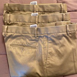 3 pair Dockers 3D 36 x 30 pant Tan
